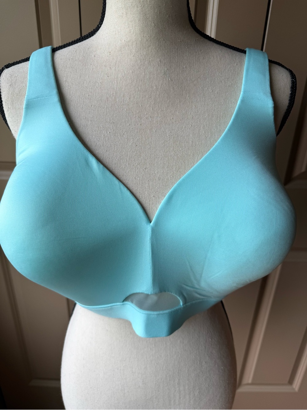 Cacique by Lane Bryant Aqua Blue Wireless Bra